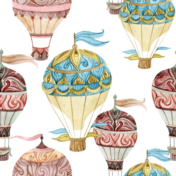 Behang Kleurrijke Ballonnen - Afbeelding 2