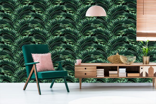 Behang Palm Bladeren - Afbeelding 6