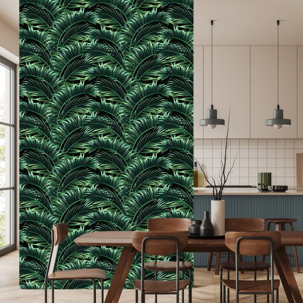 Behang Palm Bladeren - Afbeelding 4