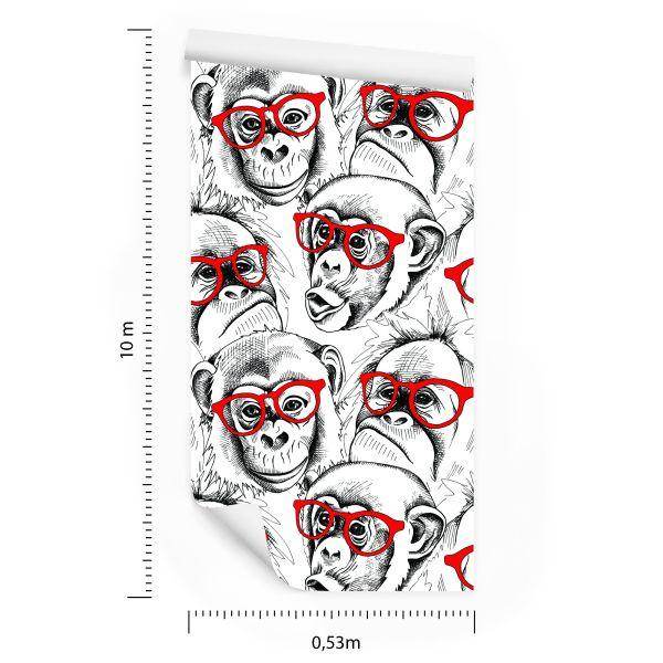 Behang Chimpansees - Afbeelding 8