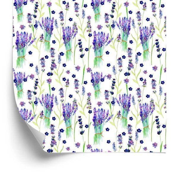 Behang Boeketten Lavendel