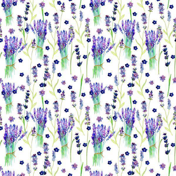 Behang Boeketten Lavendel - Afbeelding 2
