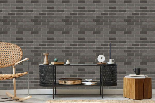 Behang 3D Bakstenen Muur - Afbeelding 5