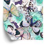 Behang Bloemen, Vlinders, Natuur