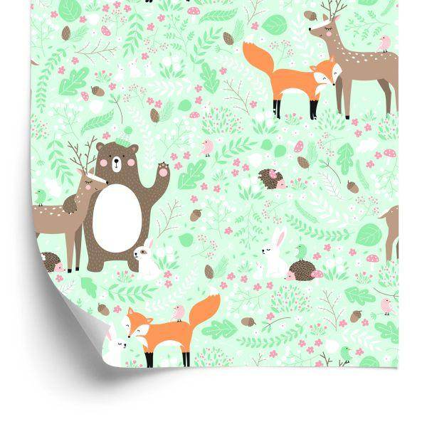Behang Voor Kinderen - Vrienden Van Het Bos