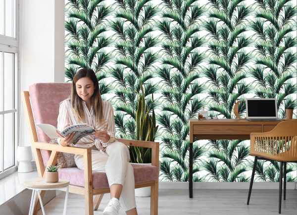 Behang Palm Bladeren - Afbeelding 7