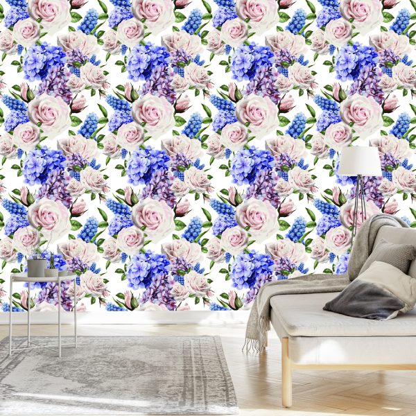 Behang Mooie Rozen - Afbeelding 3