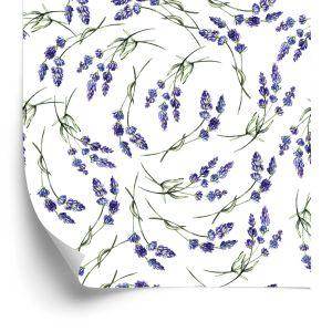 Behang Lavendel In Een Moderne Stijl