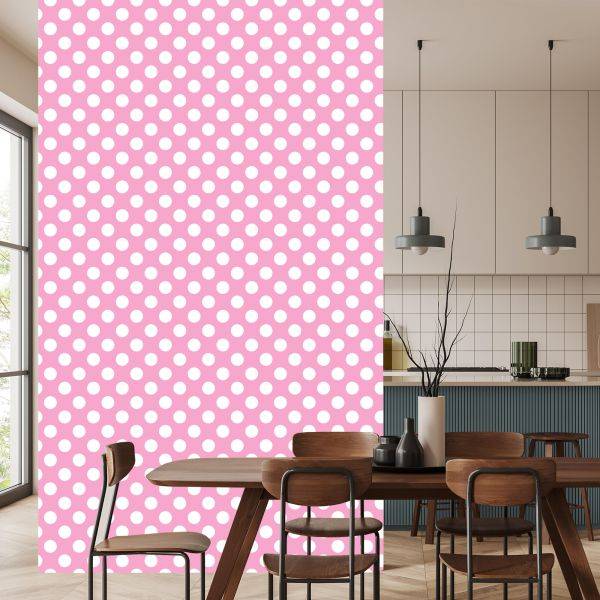 Behang Witte Stippen - Afbeelding 4