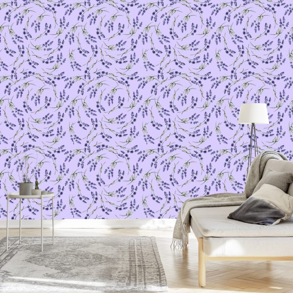 Behang De Aard Van Lavendel - Afbeelding 3