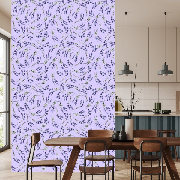 Behang De Aard Van Lavendel - Afbeelding 4