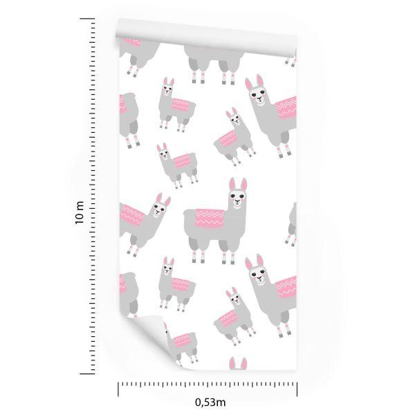 Behang Lamadieren Voor De Kinderkamer - Afbeelding 8