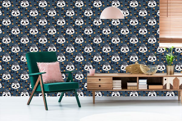 Behang Panda's Indianen - Afbeelding 6