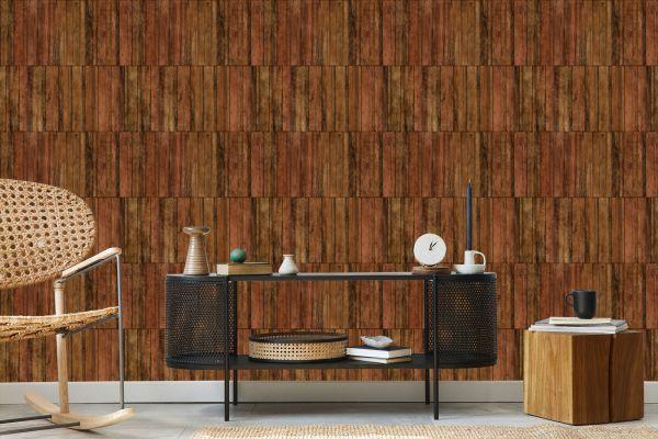 Behang Moderne Houten Planken - Afbeelding 5