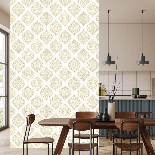 Behang Retro - Ornamenten In Oosterse Stijl - Afbeelding 4