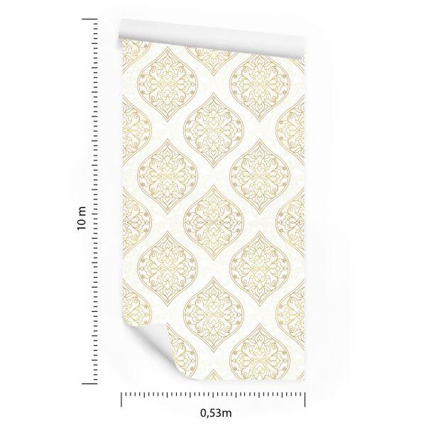 Behang Retro - Ornamenten In Oosterse Stijl - Afbeelding 8