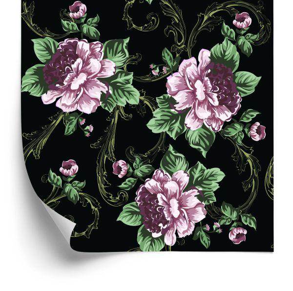 Behang Bloeiende Bloemen