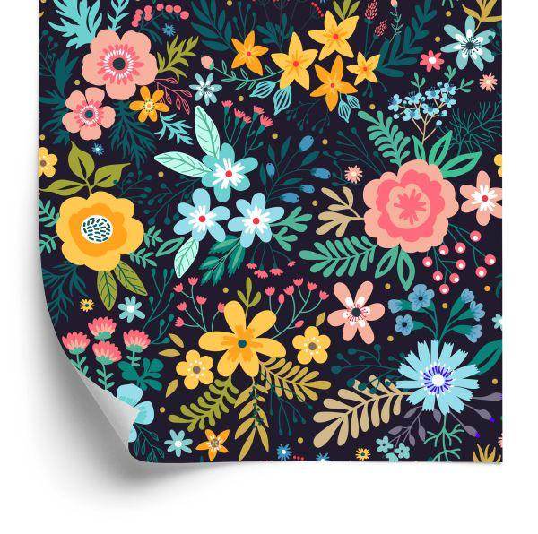 Behang Bloemenpatroon