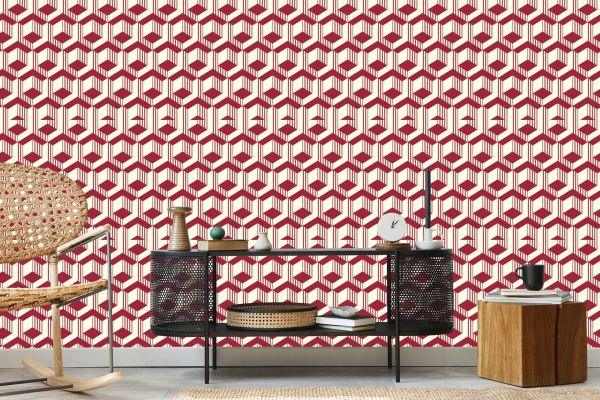 Behang Oosters Geometrisch Patroon - Afbeelding 5