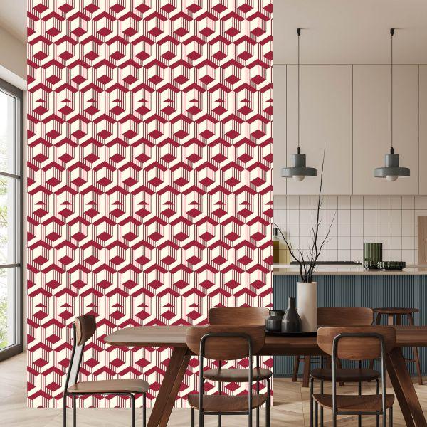 Behang Oosters Geometrisch Patroon - Afbeelding 4