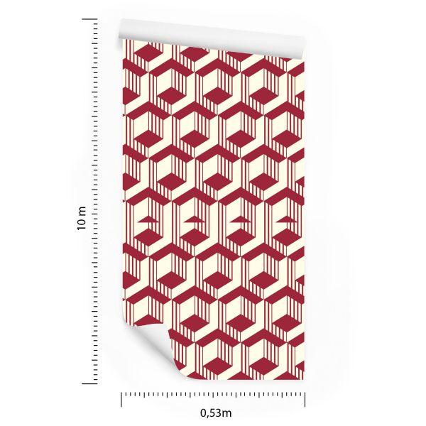 Behang Oosters Geometrisch Patroon - Afbeelding 8