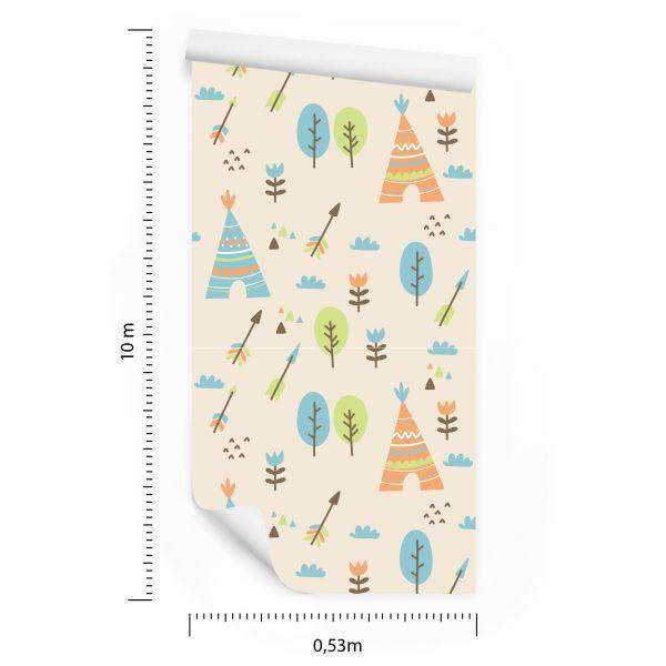Behang Wolken, Bloemen, Natuur - Afbeelding 8