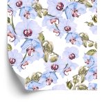 Behang Voor Woonkamer Orchideeën, Bladeren, Natuur, Planten