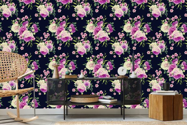 Behang Kleuren Van Rozen - Afbeelding 5