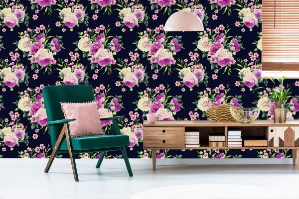 Behang Kleuren Van Rozen - Afbeelding 6