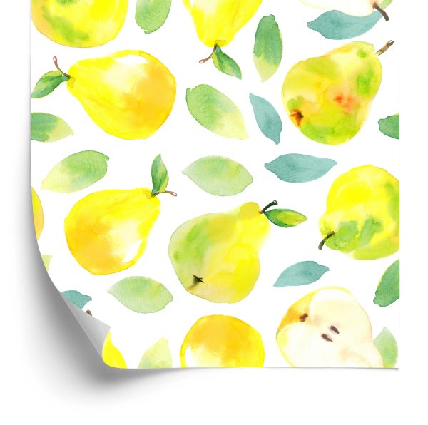 Behang Voor Keuken Eetkamer, Fruit Bladeren