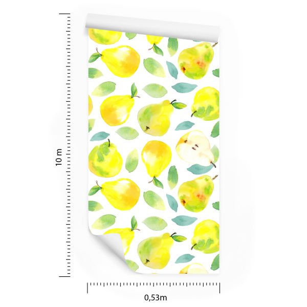Behang Voor Keuken Eetkamer, Fruit Bladeren - Afbeelding 8