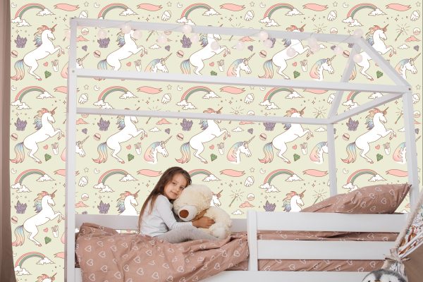Behang Voor Kinderen - Magische Eenhoorns - Afbeelding 7