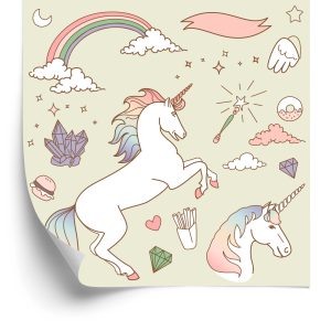 Behang Voor Kinderen - Magische Eenhoorns
