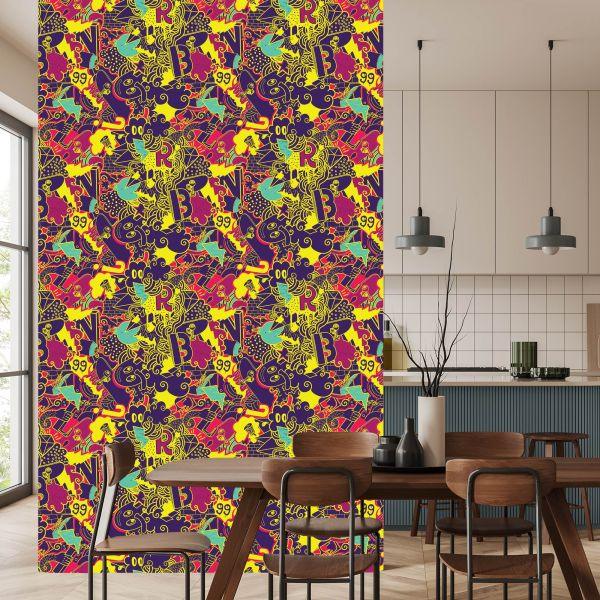 Behang Jeugdgraffiti - Afbeelding 4