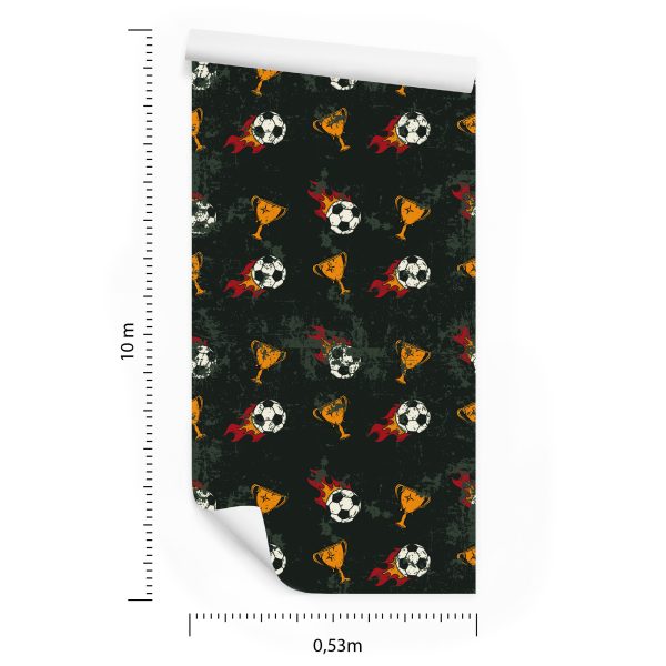Behang Naar De Voetbalkamer Van Een Jongen - Afbeelding 8