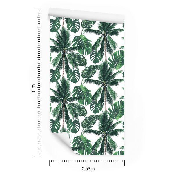 Behang Natuur Palmbos Voor Woonkamer Slaapkamer - Afbeelding 8