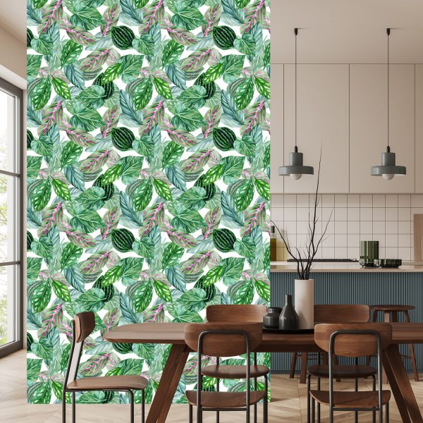 Behang Groene Bladeren - Afbeelding 4