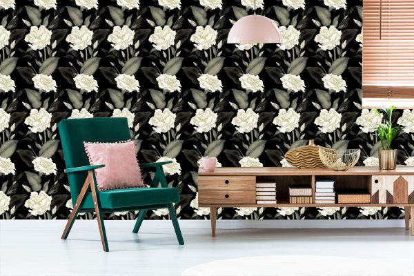 Behang Vintage Rozen - Afbeelding 6
