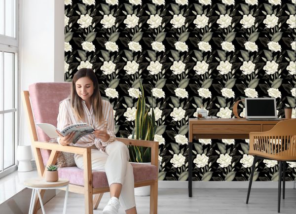 Behang Vintage Rozen - Afbeelding 7