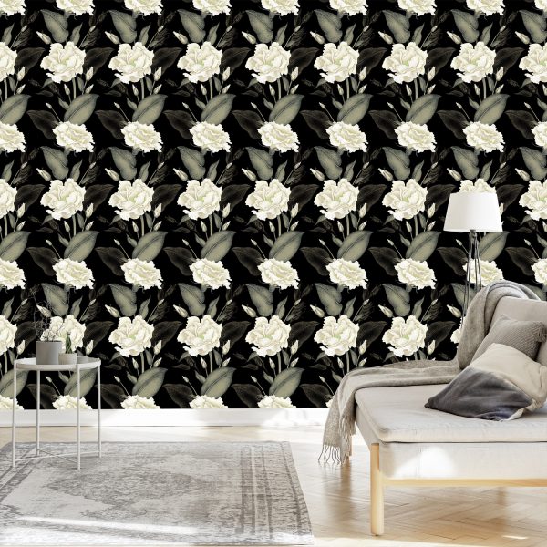 Behang Vintage Rozen - Afbeelding 3