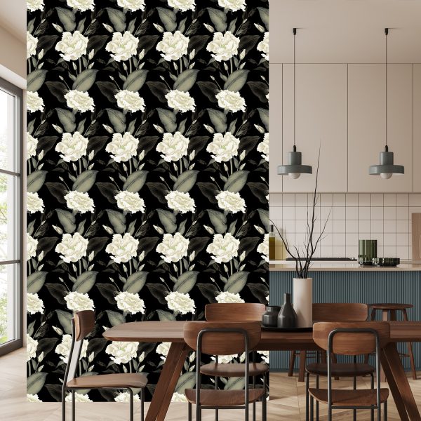 Behang Vintage Rozen - Afbeelding 4