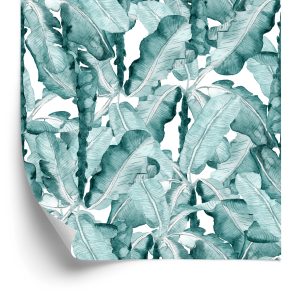Behang Exotische Bladeren