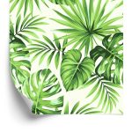 Behang Exotische Bladeren