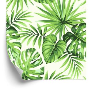 Behang Exotische Bladeren