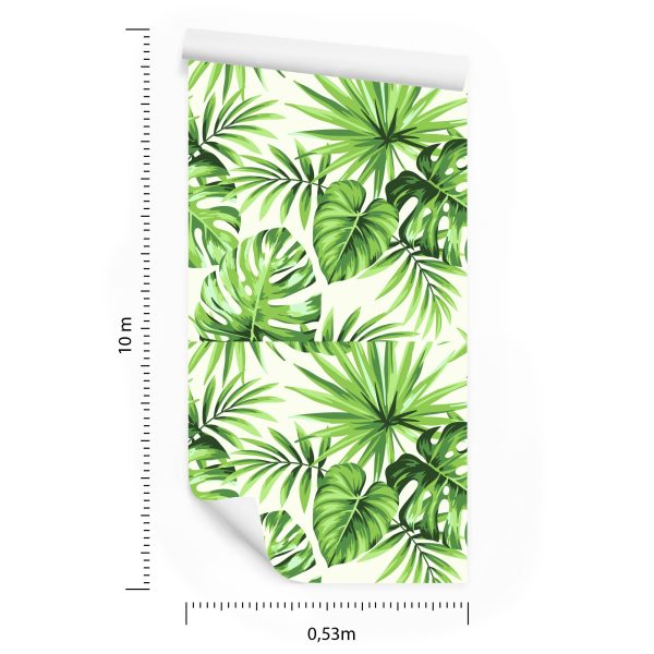 Behang Exotische Bladeren - Afbeelding 8