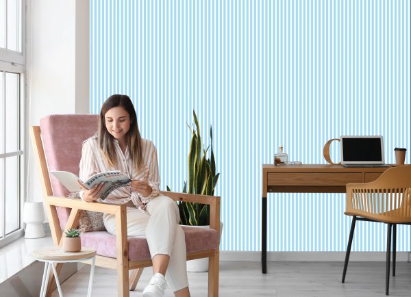 Behang Klassiek 3D Gestreept Voor Woonkamer Slaapkamer - Afbeelding 7