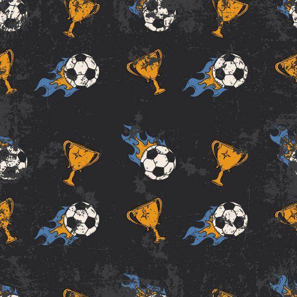 Behang Sportvoetbal Voor Jongenskamer - Afbeelding 2