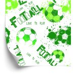 Behang Voor Jongensvoetbal Groene Sportkamer