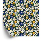 Behang Modieus Bloemenpatroon