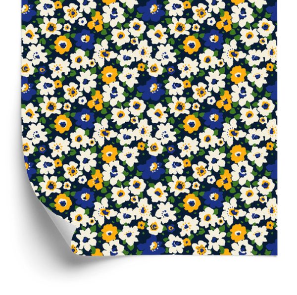 Behang Modieus Bloemenpatroon